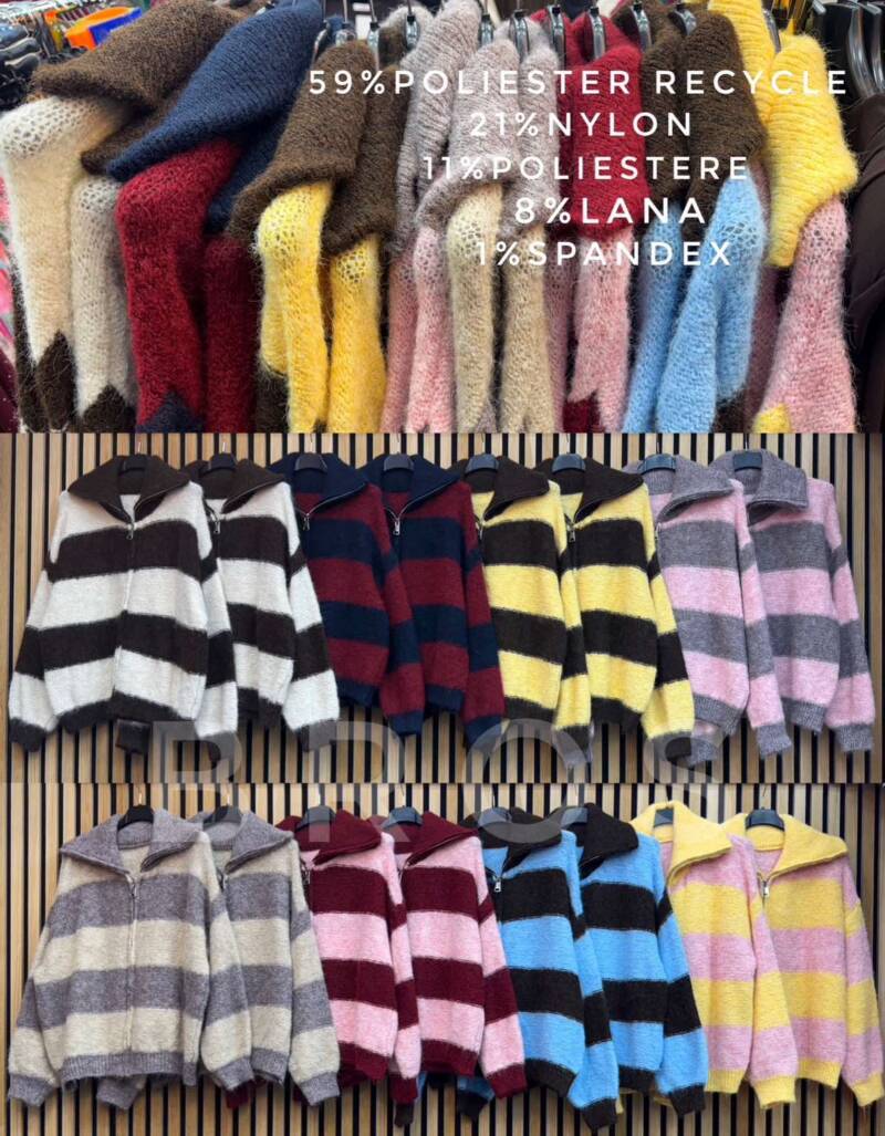 Swetry damskie (Włoskie produkt) Roz Standard, Mix Kolor Paczka 5 szt