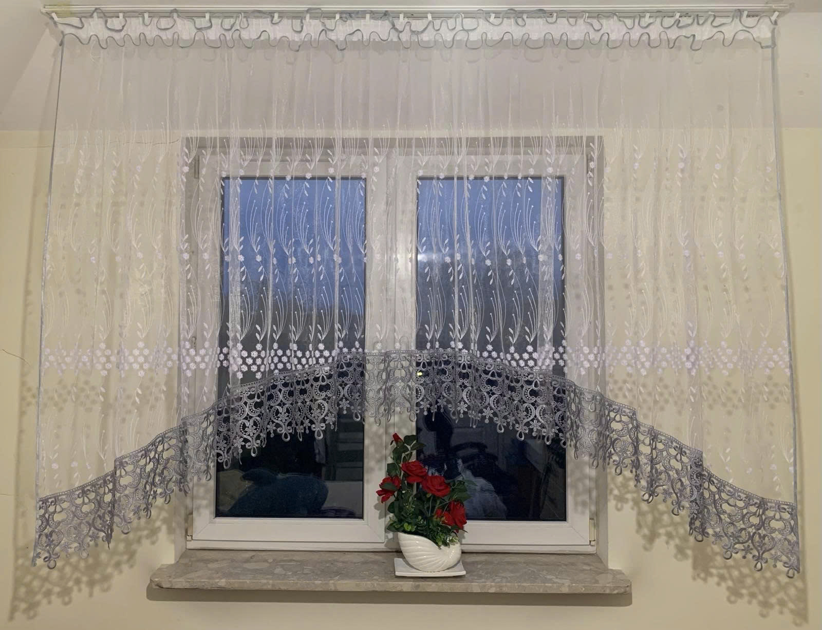 Firanki gotowe Roz 400 x 160