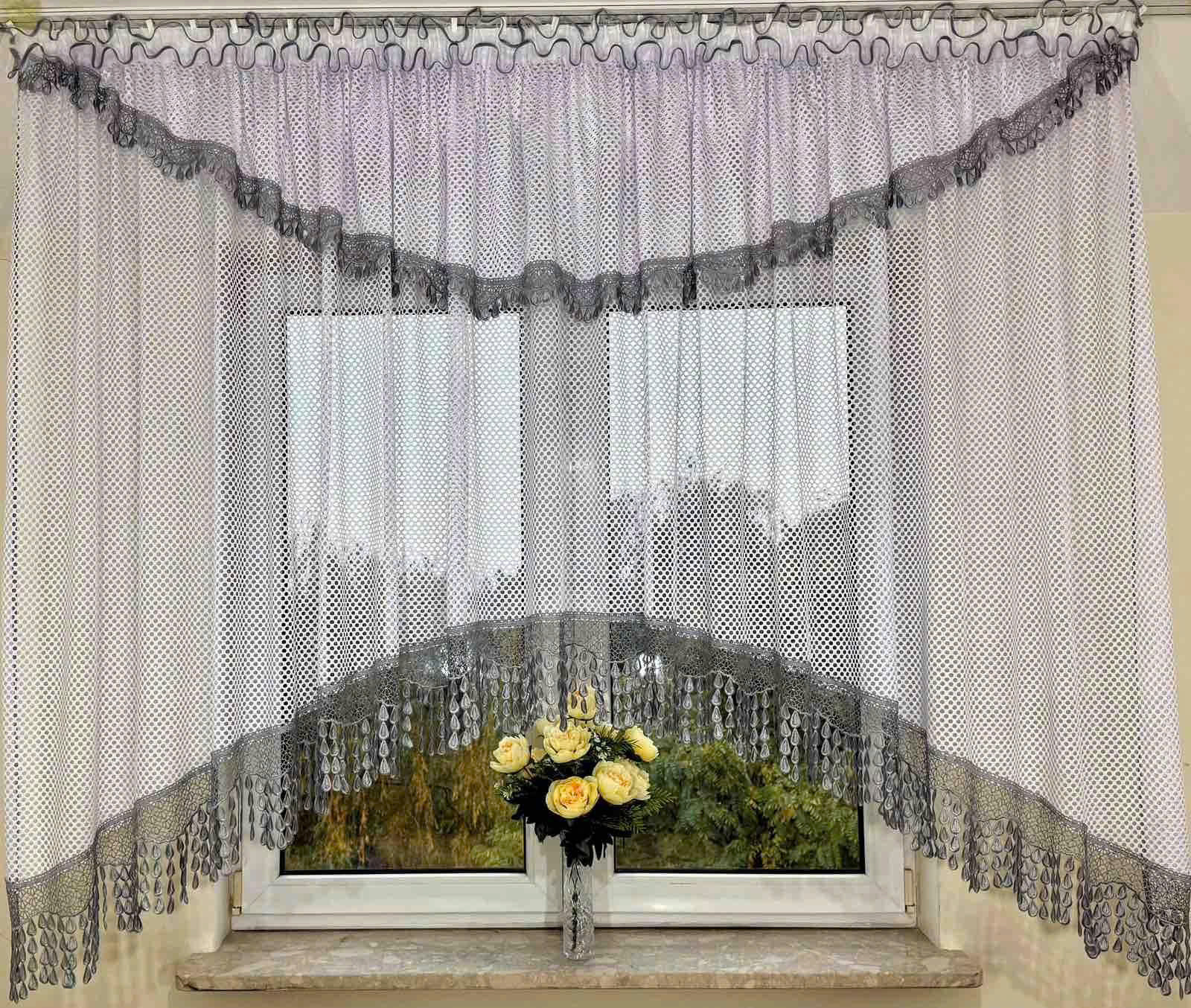 Firanki gotowe Roz 400 x 160