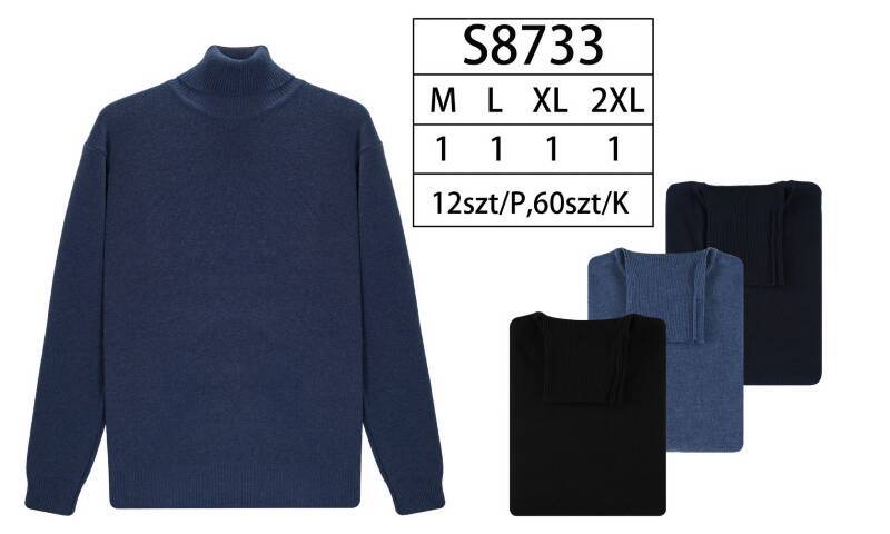 Swetry męska Roz M-2XL, Mix Kolor Paczka 12 szt