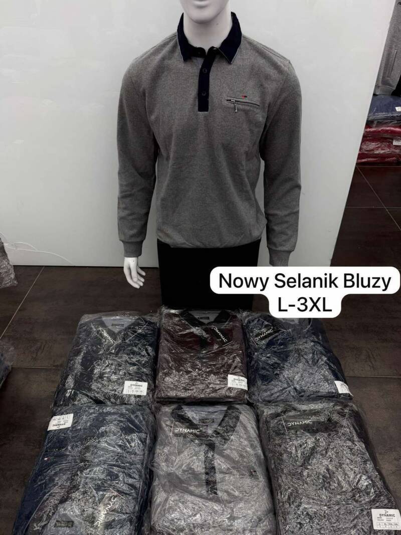 Swetry męska Roz L-3XL, Mix Kolor Paczka 12 szt