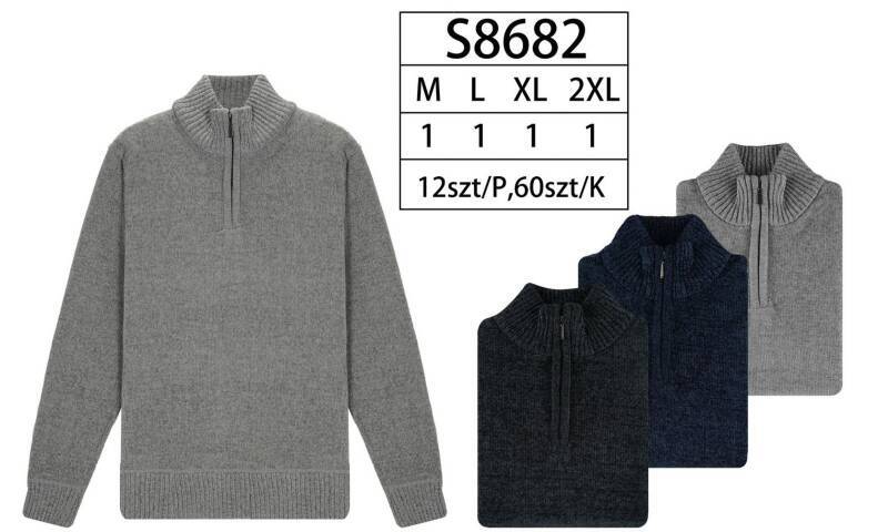 Swetry męska Roz M-2XL, Mix Kolor Paczka 12 szt