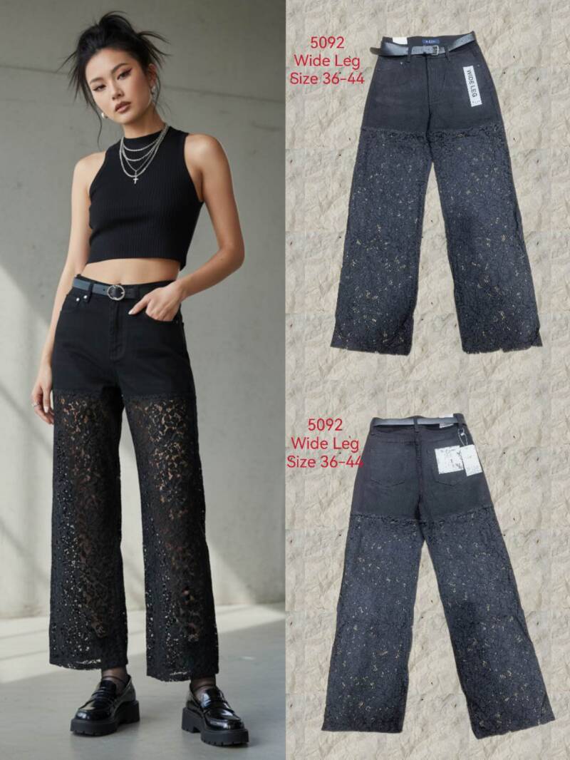 Spodnie damskie jeansy Roz 36-44, 1 Kolor Paczka 10 szt