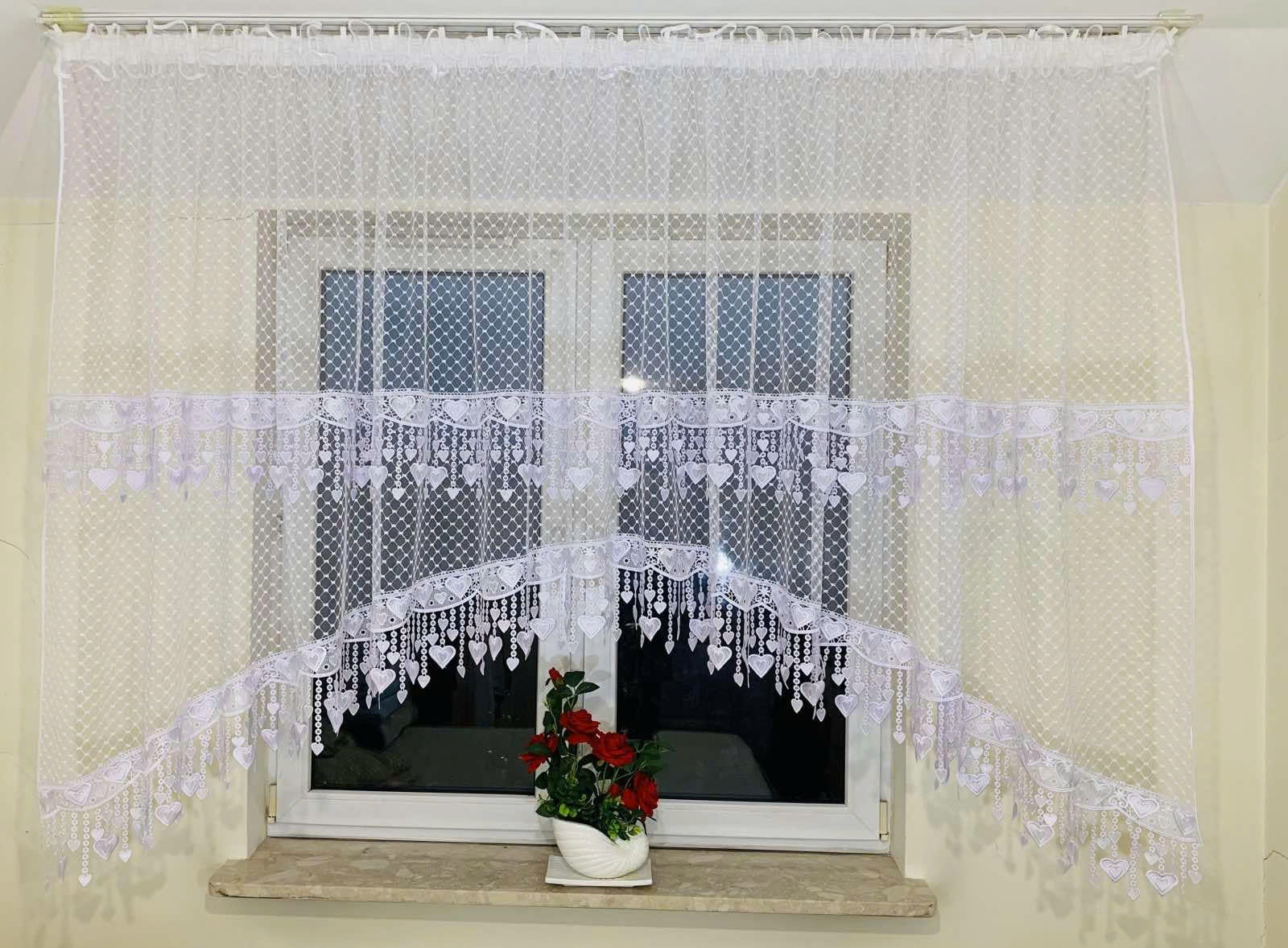 Firanki gotowe Roz 400 x 160