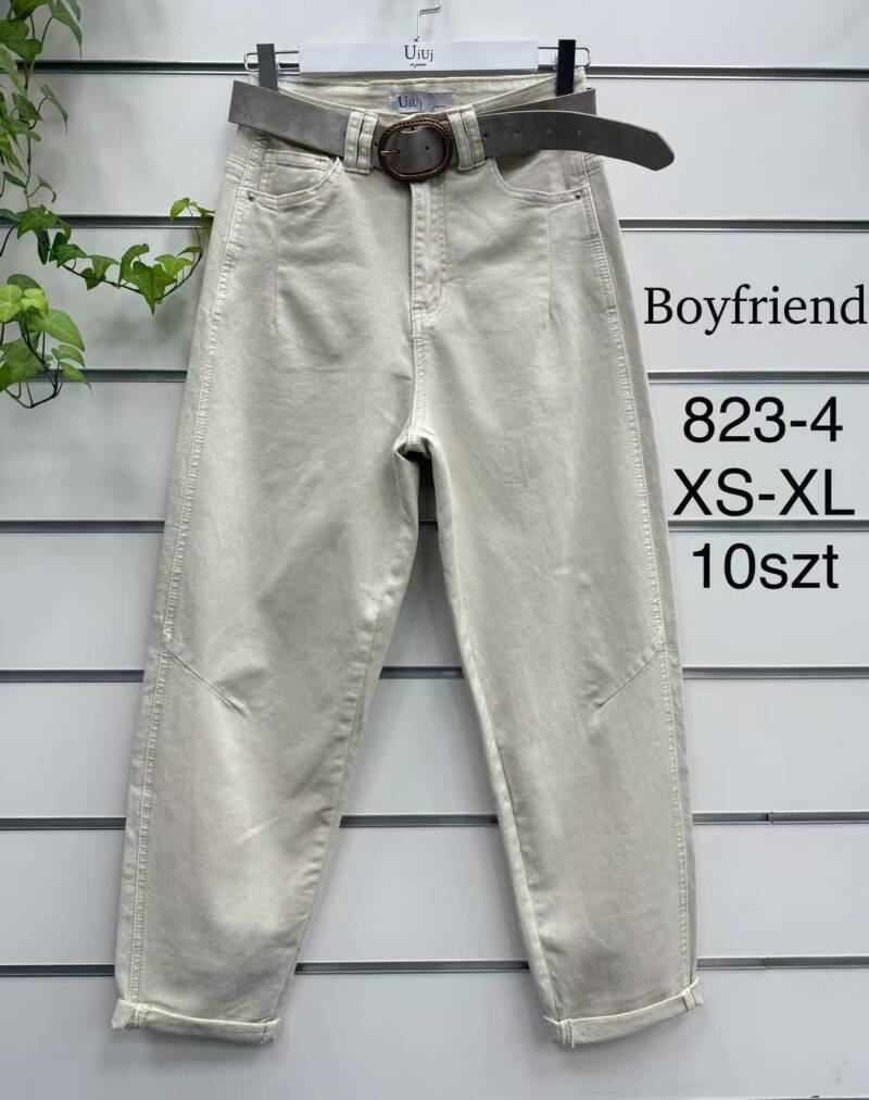 Spodnie damskie jeansy Roz XS-XL, 1 Kolor Paczka 10 szt