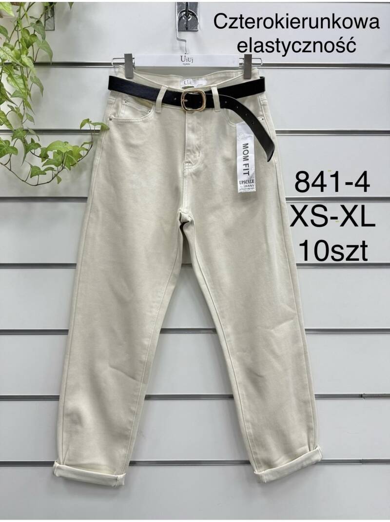 Spodnie damskie jeansy Roz XS-XL, 1 Kolor Paczka 10 szt