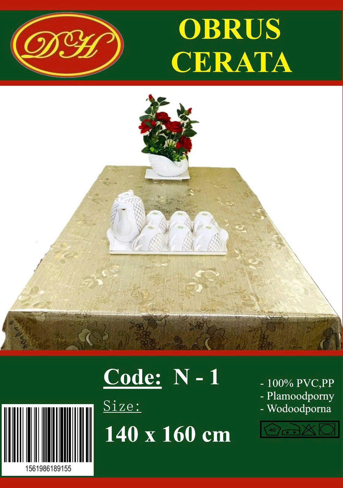 Obrus Cenrata Plamoodporny Roz 140 x 200