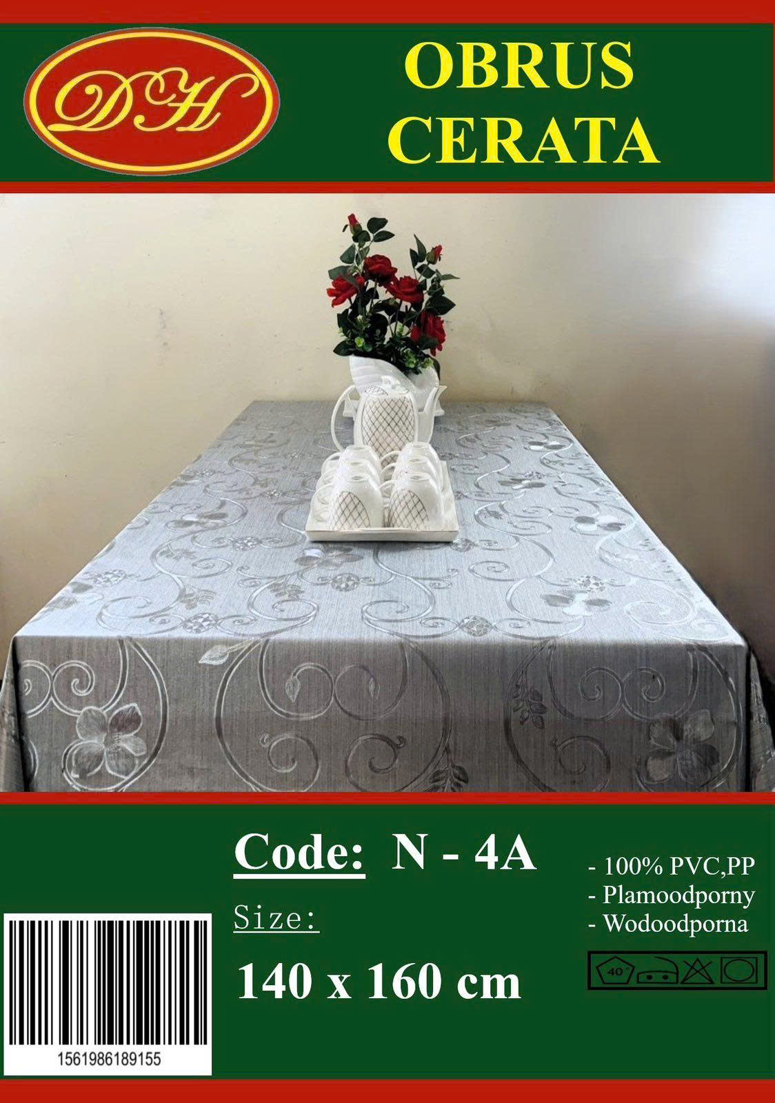 Obrus Cenrata Plamoodporny Roz 140 x160