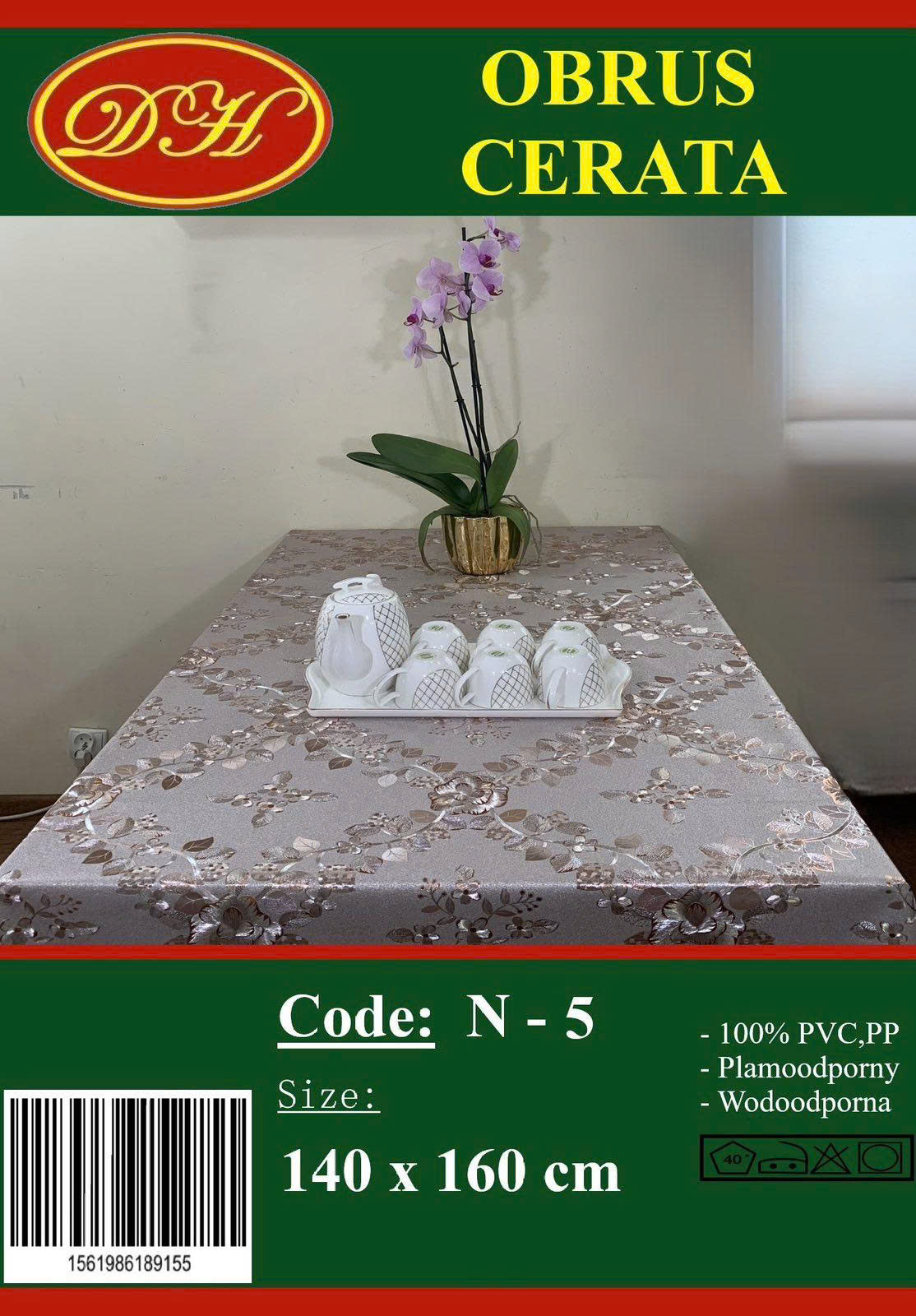 Obrus Cenrata Plamoodporny Roz 140 x 200