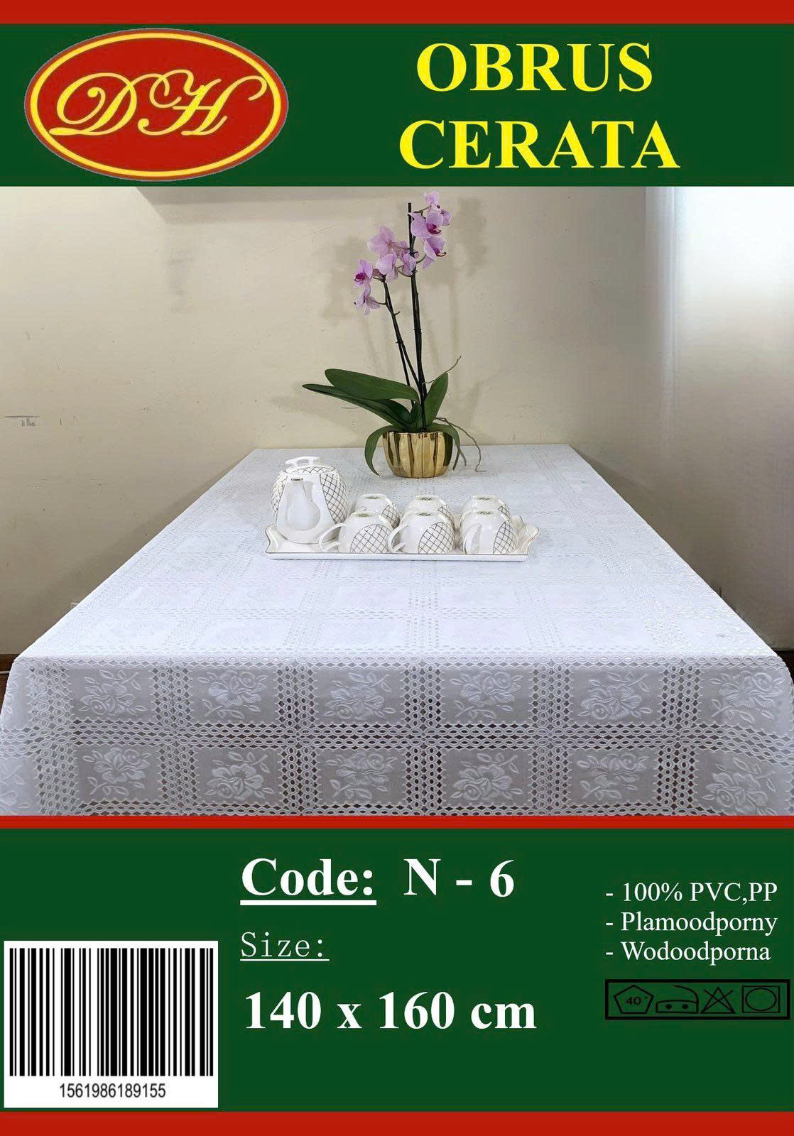 Obrus Cenrata Plamoodporny Roz 140 x 300