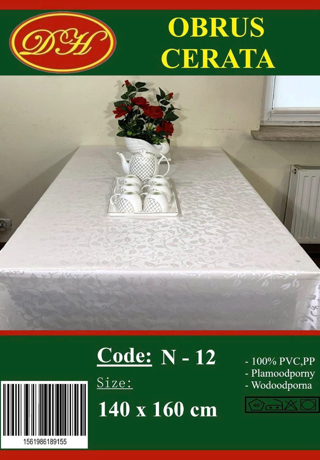 Obrus Cenrata Plamoodporny Roz 60 x180