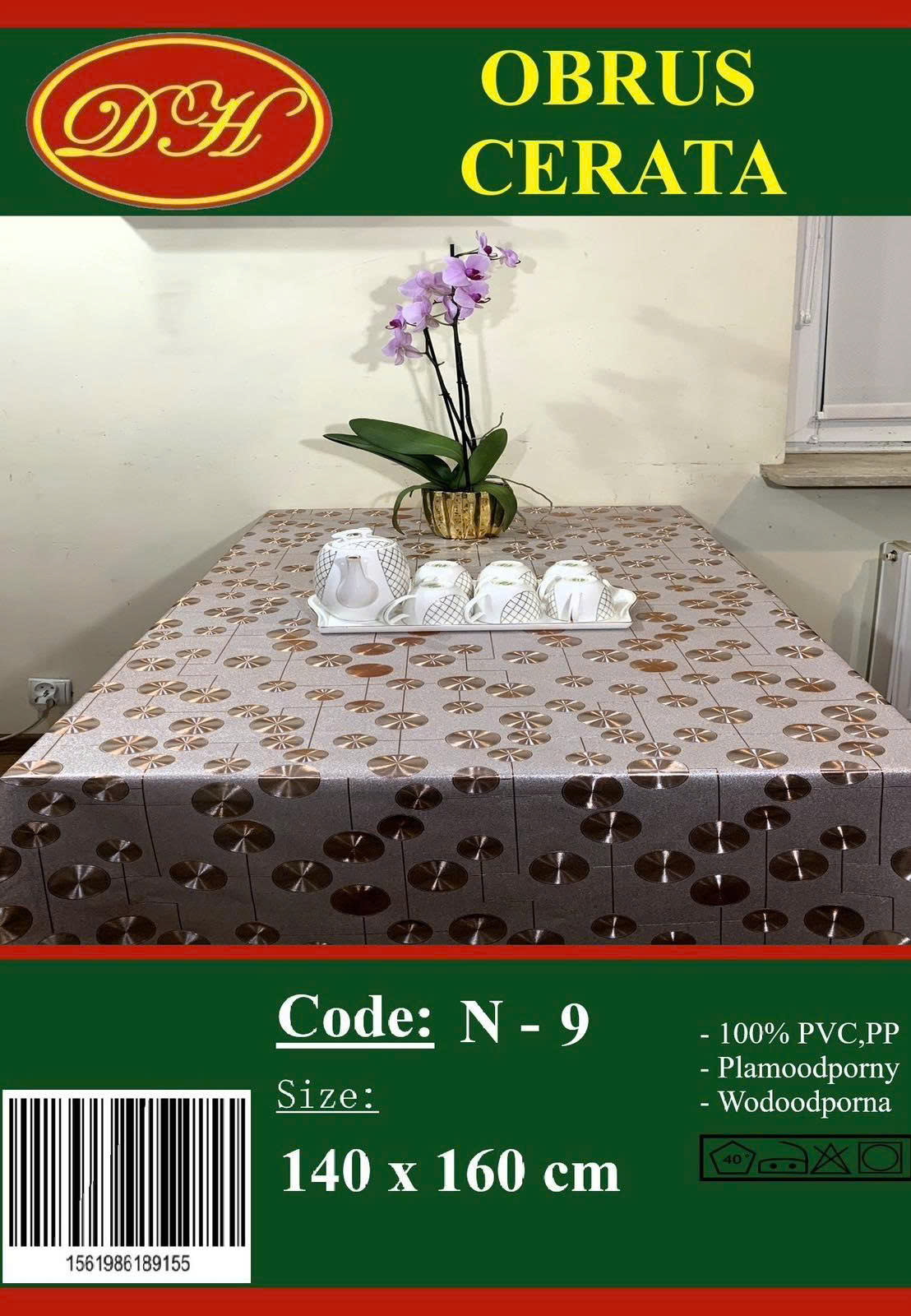 Obrus Cenrata Plamoodporny Roz 60 x180 1