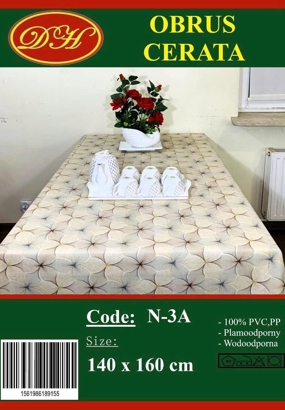 Obrus Cenrata Plamoodporny Roz 140 x 240