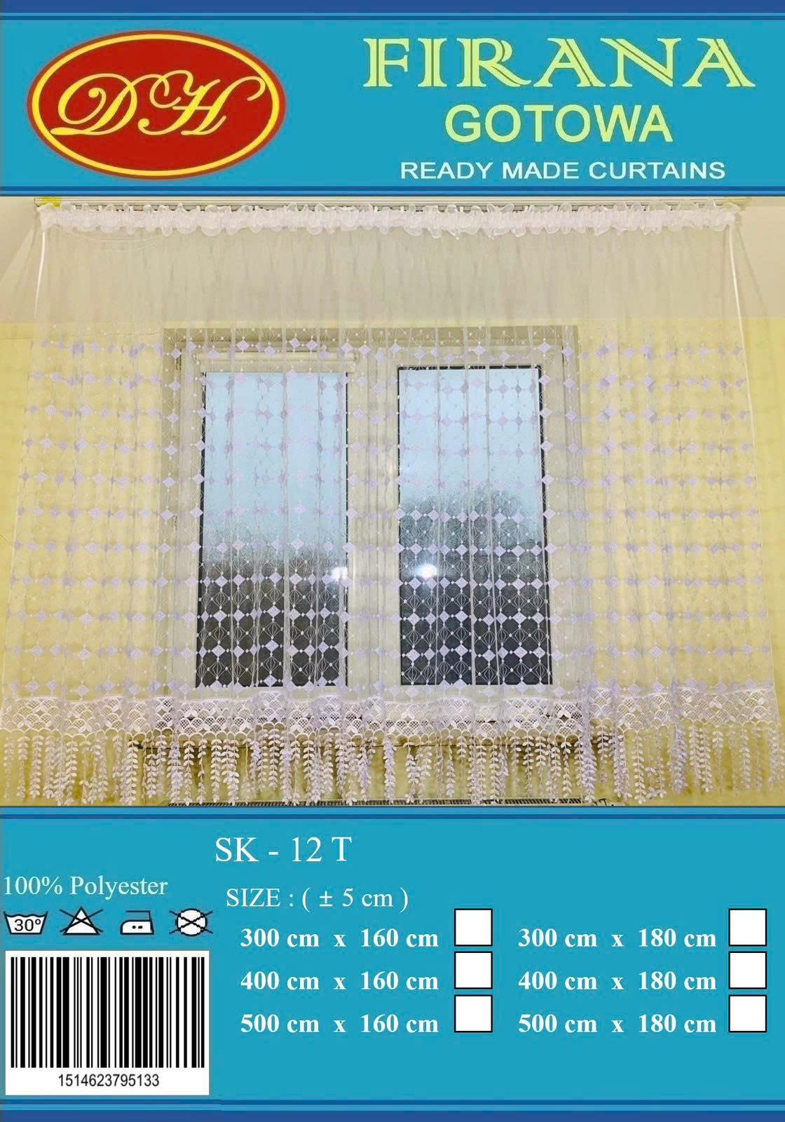 Firanki gotowe 400 x 180
