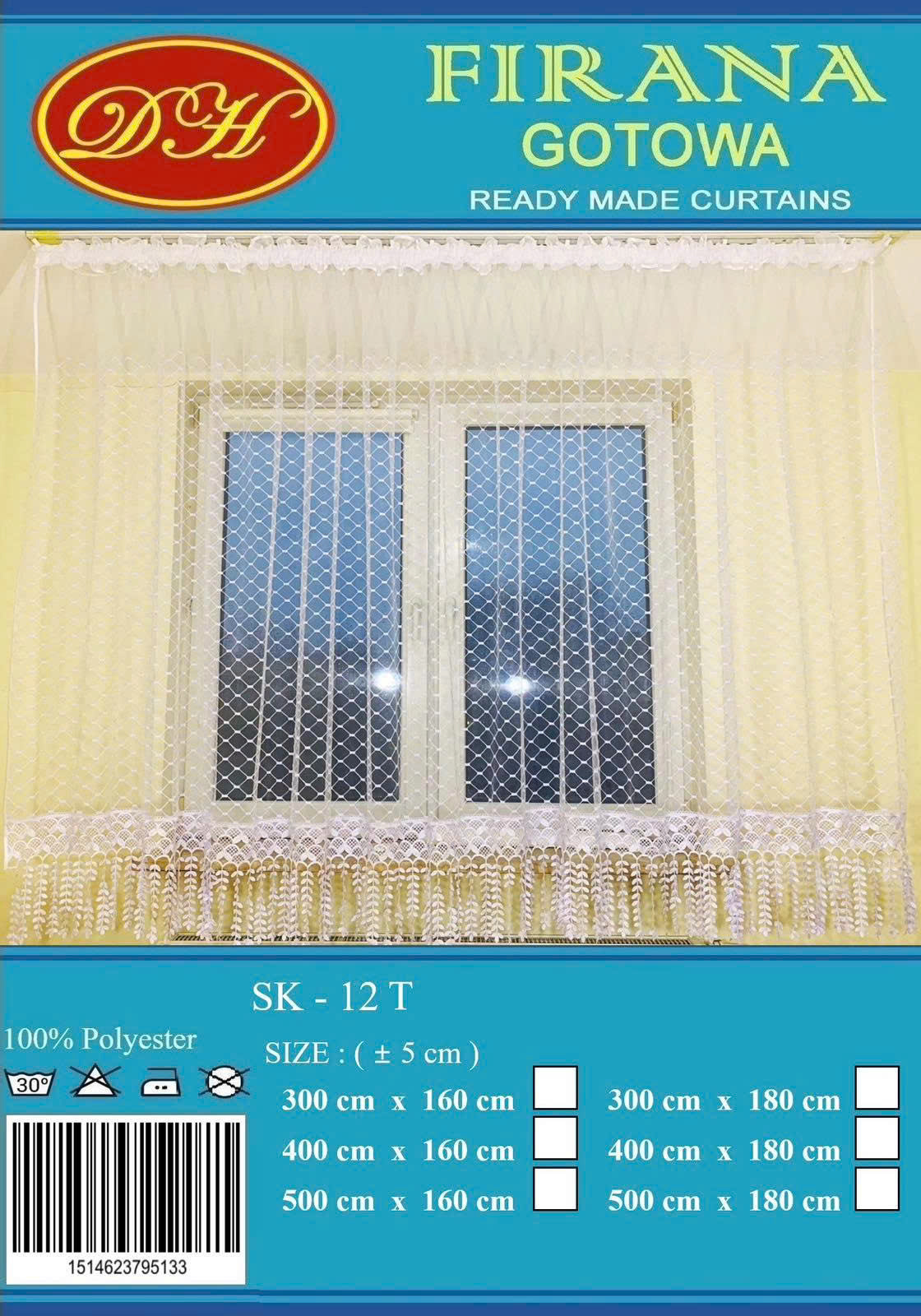 Firanki gotowe 500 x 180