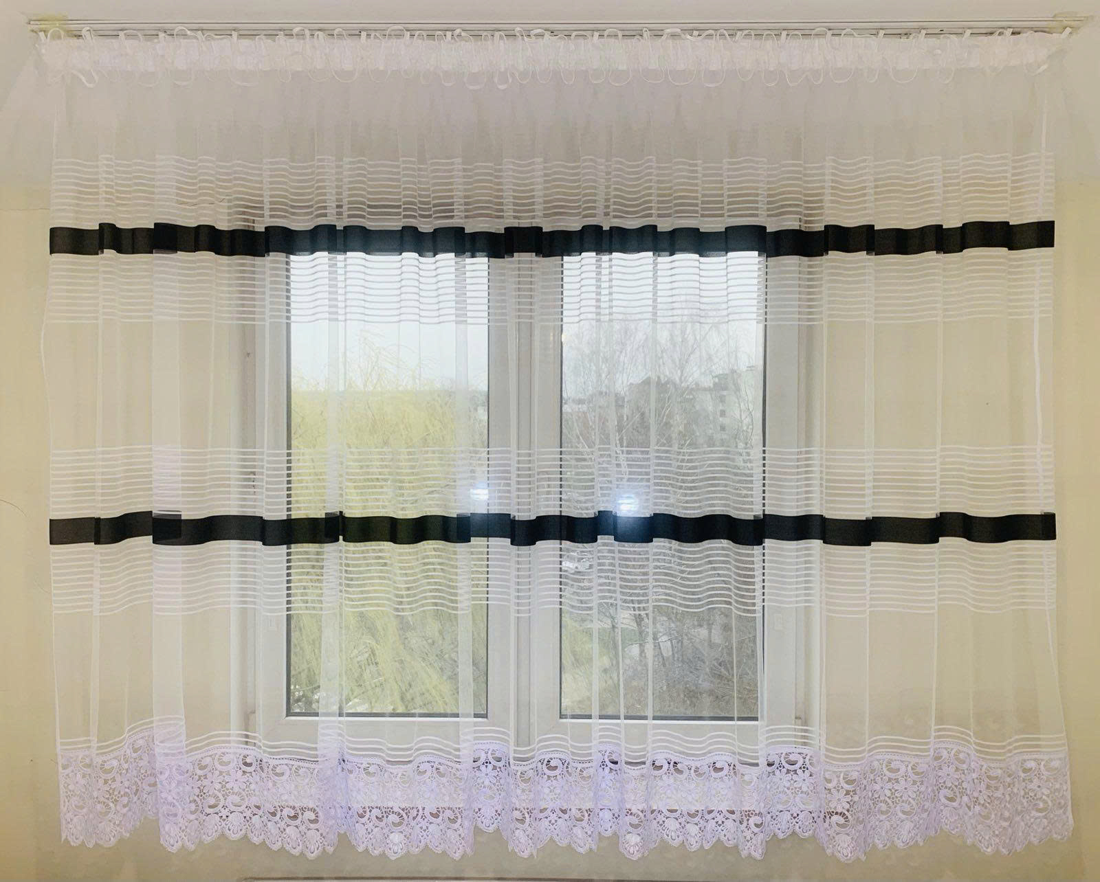 Firanki gotowe Roz 400 x 160