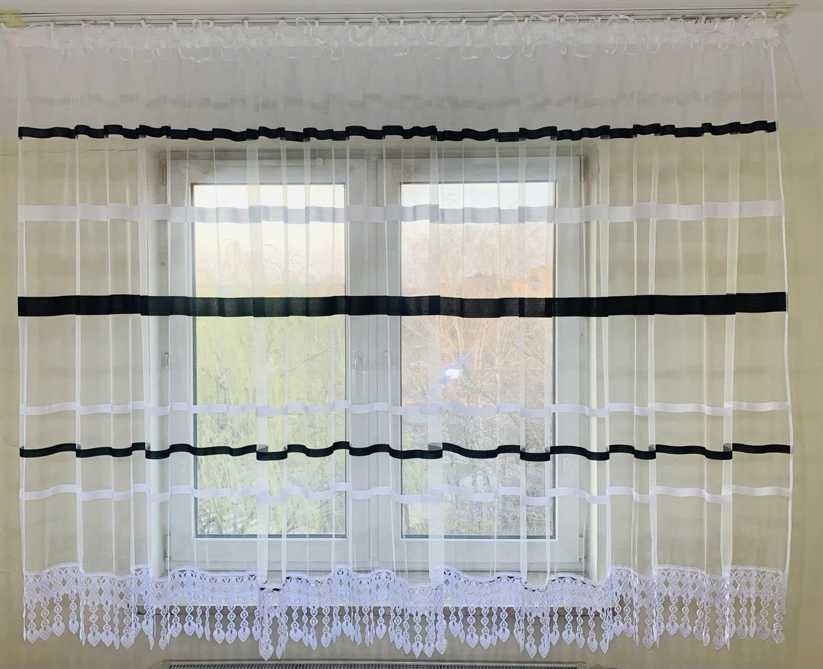 Firanki gotowe Roz 400 x 160