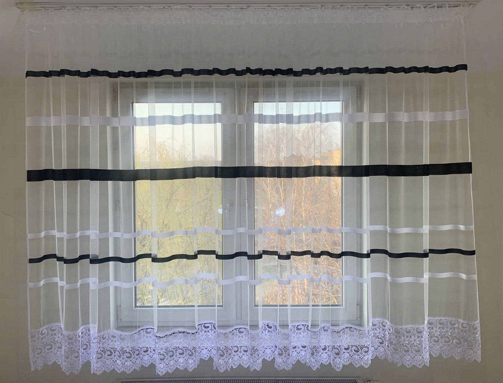 Firanki gotowe Roz 400 x 160