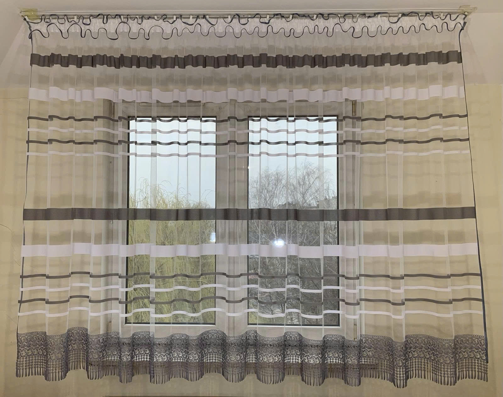 Firanki gotowe Roz 400 x 160