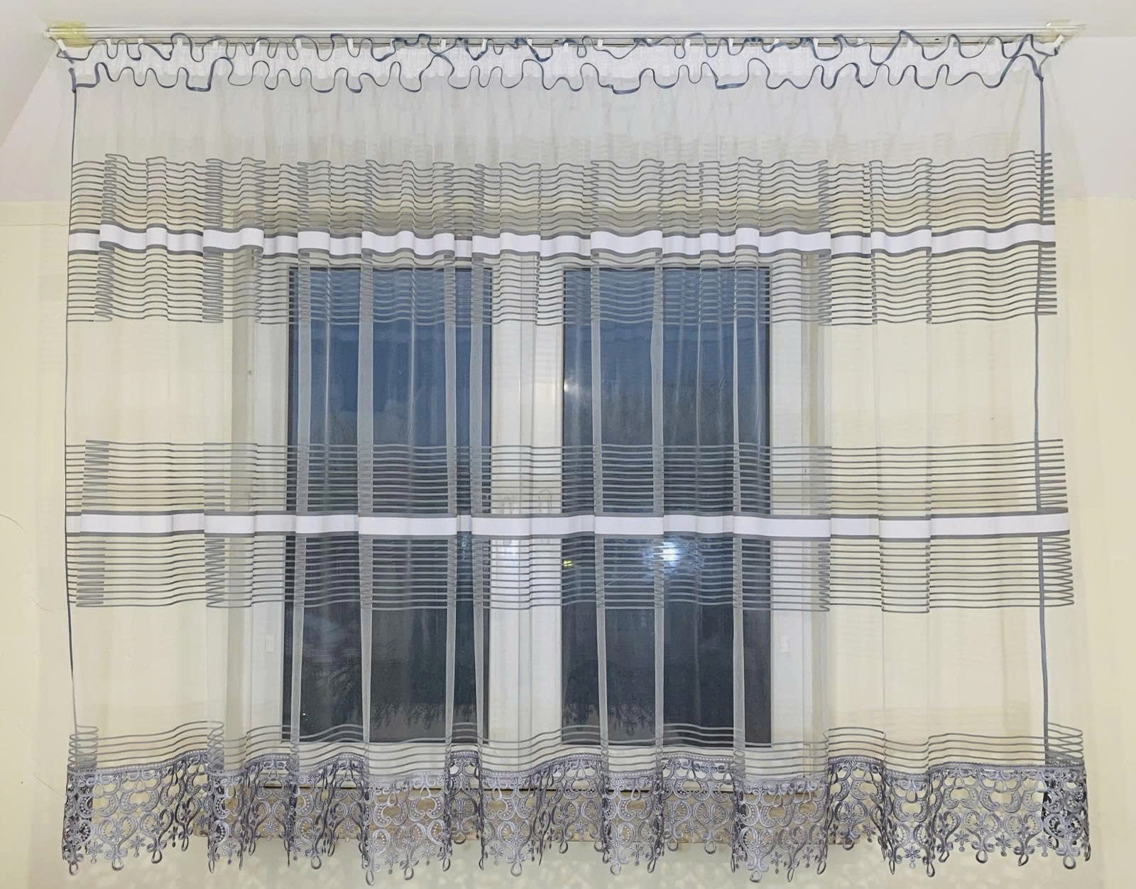 Firanki gotowe Roz 400 x 160