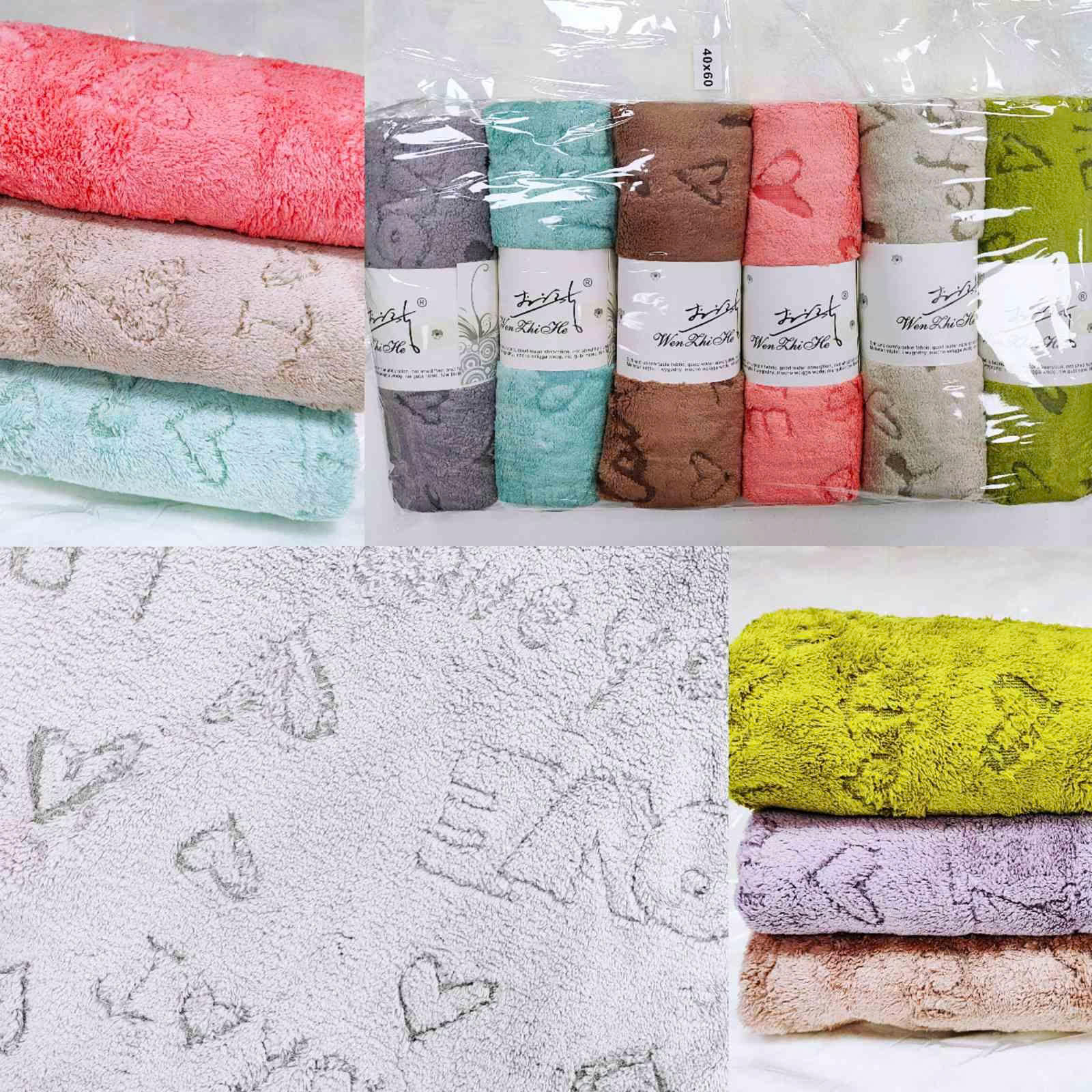 Ręczniki Bawełna Roz 50 x 100, Mix kolorów Paczka 12 szt