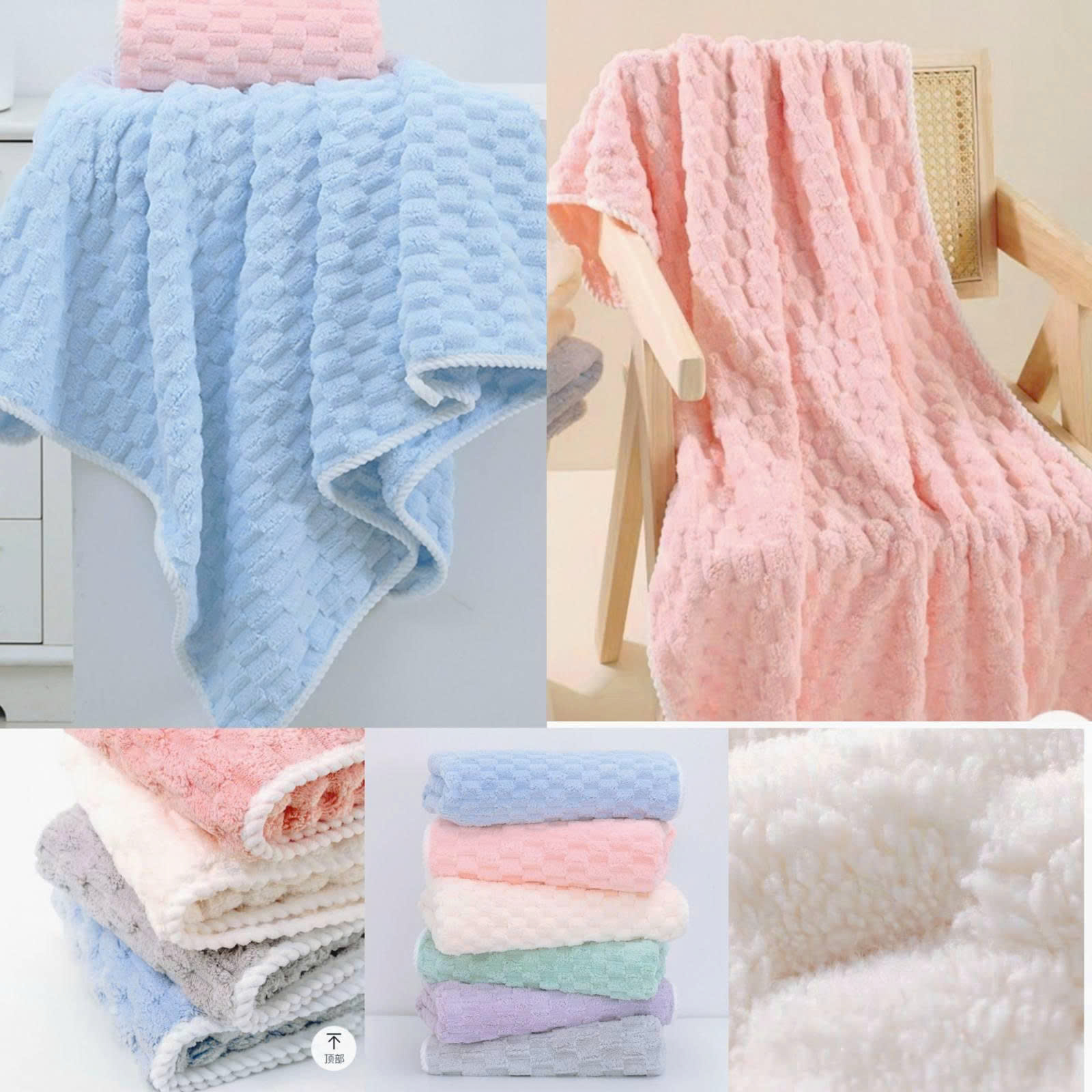 Ręcznik Roz 50 x 100 , Mix Kolor Paczka 12 szt 1