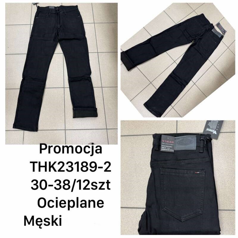 Spodnie jeansy meskie Roz 30-38, 1 Kolor .Paczka 10 szt