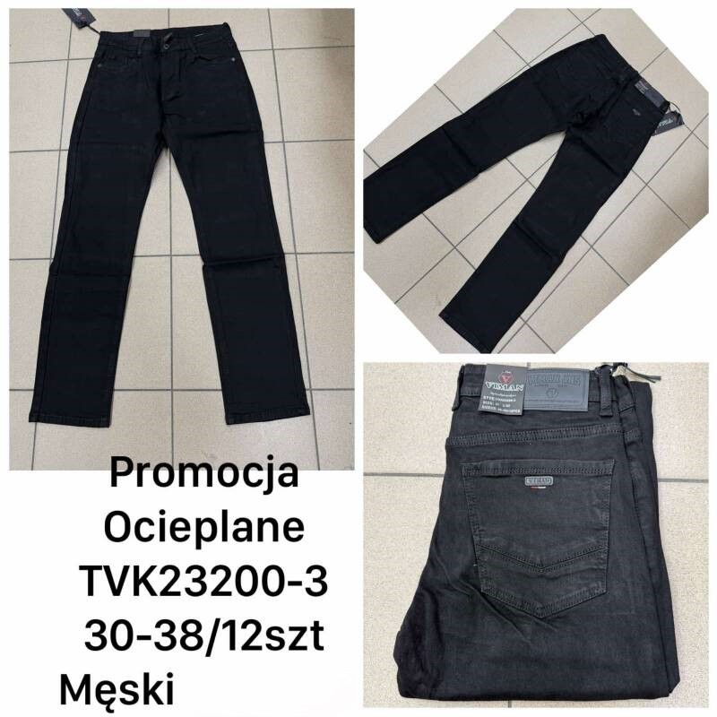 Spodnie jeansy meskie Roz 30-38, 1 Kolor .Paczka 10 szt