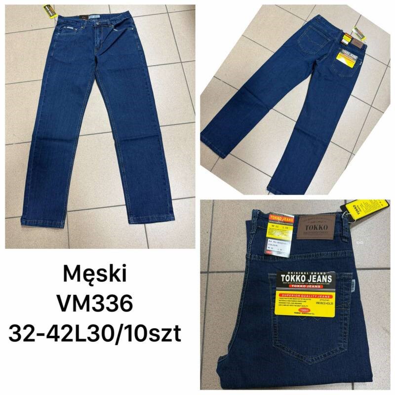 Spodnie jeansy meskie Roz 32-42, 1 Kolor .Paczka 10 szt