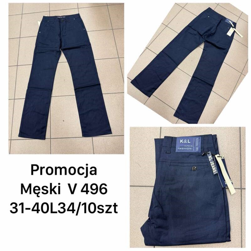 Spodnie jeansy meskie Roz 31-40, 1 Kolor .Paczka 10 szt 1