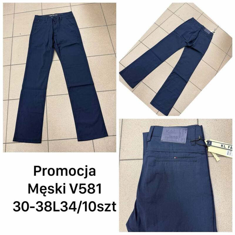 Spodnie jeansy meskie Roz 30-38, 1 Kolor .Paczka 10 szt 1