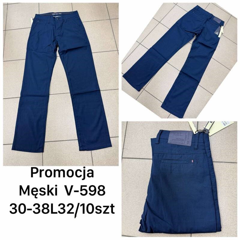 Spodnie jeansy meskie Roz 30-38, 1 Kolor .Paczka 10 szt 1