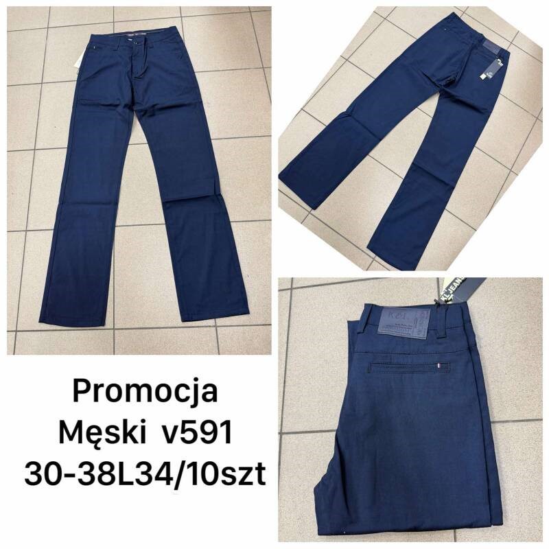 Spodnie jeansy meskie Roz 30-38, 1 Kolor .Paczka 10 szt