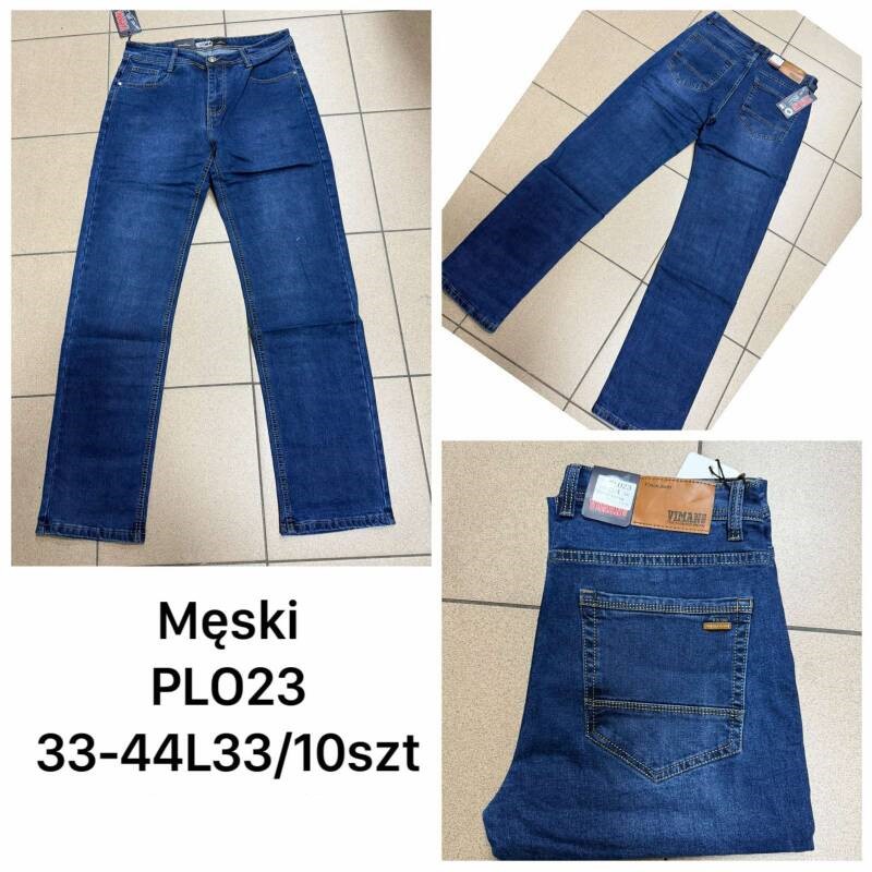 Spodnie jeansy meskie Roz 33-44, 1 Kolor .Paczka 10 szt