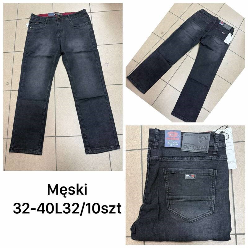 Spodnie jeansy meskie Roz 32-40, 1 Kolor .Paczka 10 szt