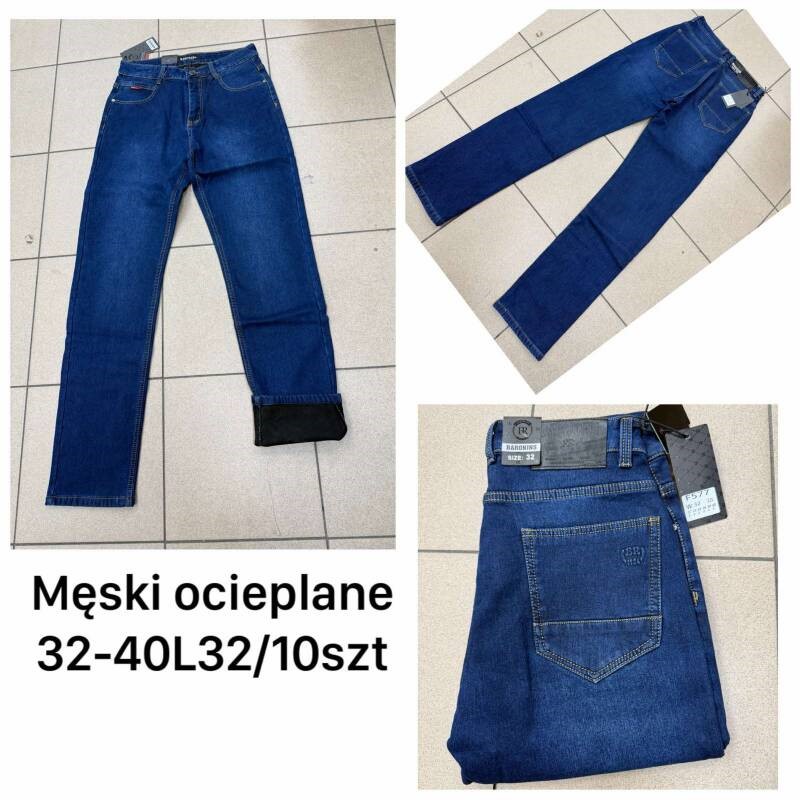Spodnie jeansy meskie Roz 32-40, 1 Kolor .Paczka 10 szt