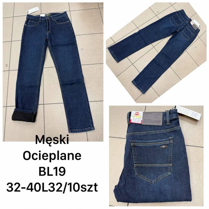 Spodnie jeansy meskie Roz 32-40, 1 Kolor .Paczka 10 szt