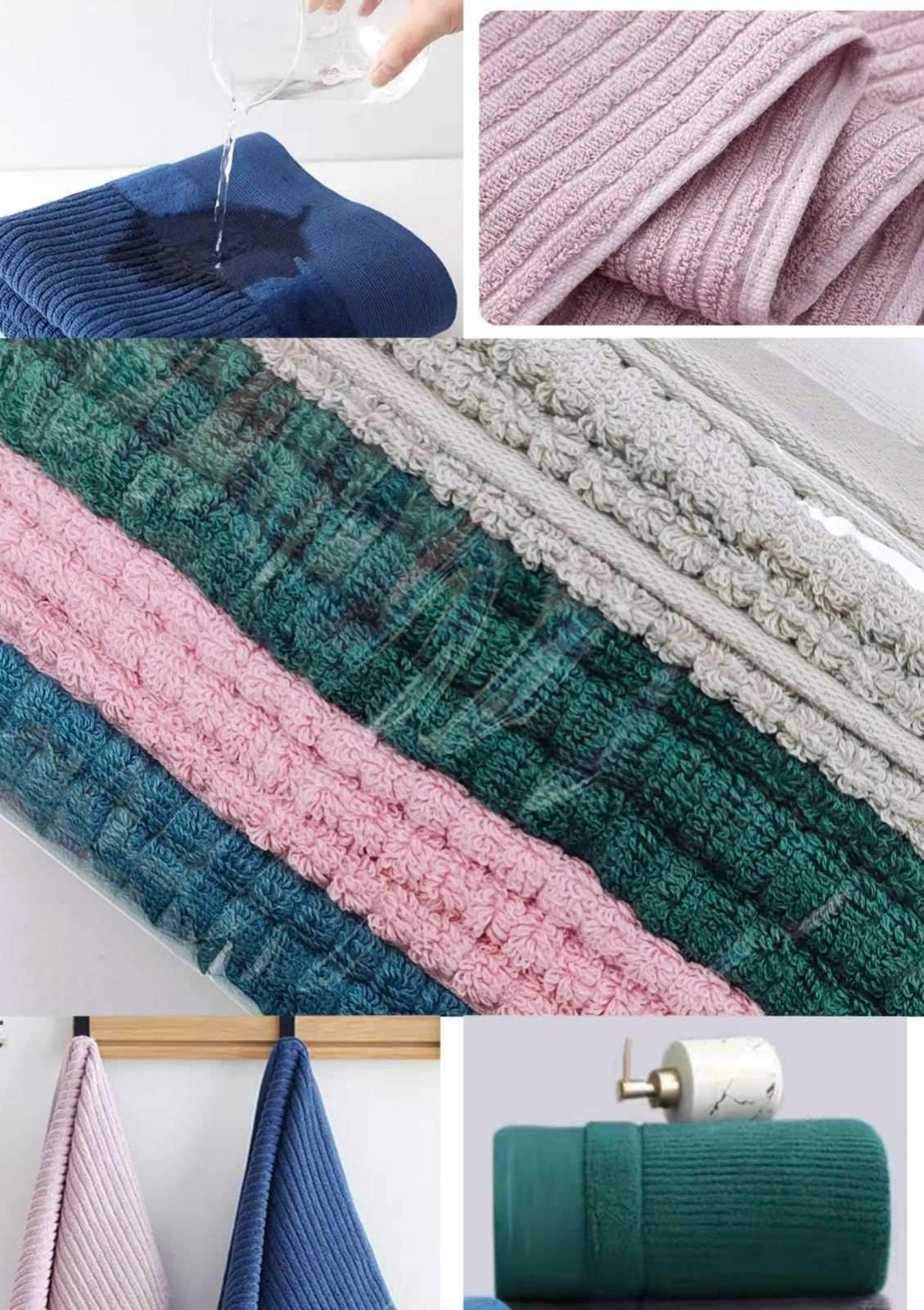 Ręcznik bawełna Roz 35 x 75 , Mix kolorów Paczka 12 szt