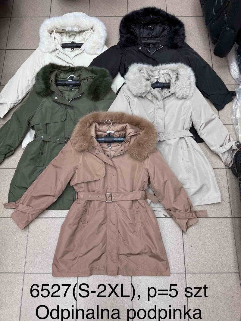 Kurtki damskie cienki Roz S-2XL, 1 Kolor Paczka 5 szt