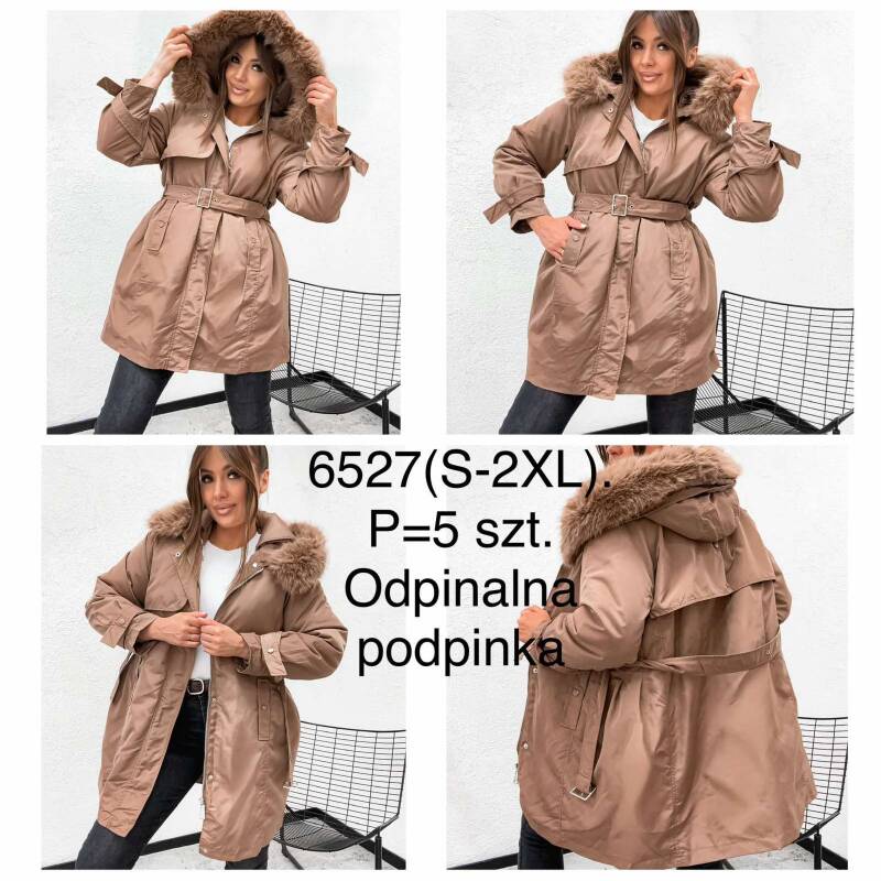 Kurtki damskie cienki Roz S-2XL, 1 Kolor Paczka 5 szt