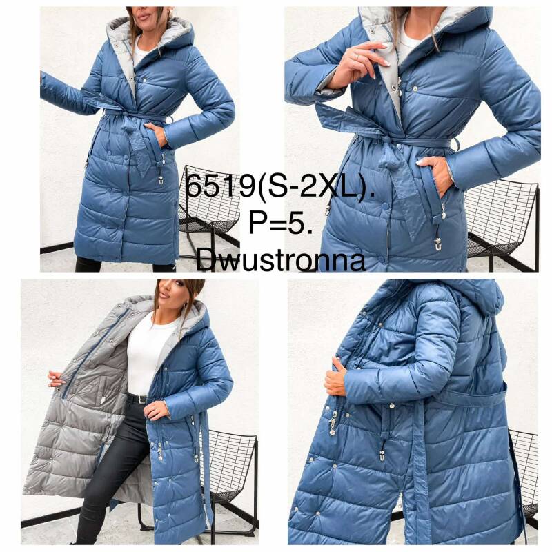 Plaszcze damkie Roz S-2XL, 1 Kolor Paczka 5 szt