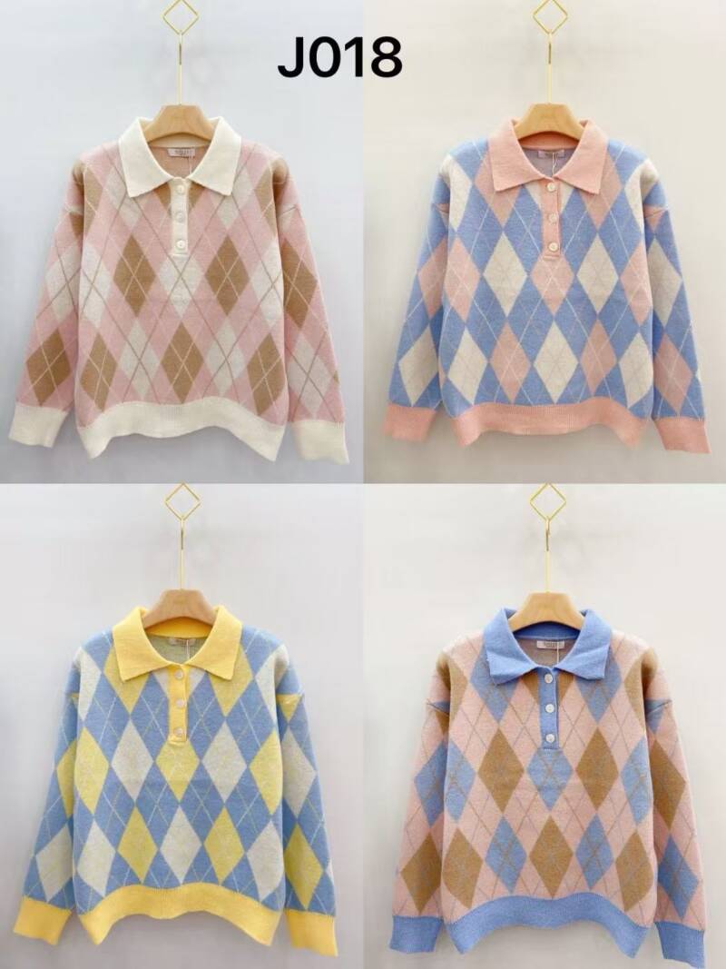 Swetry damskie Roz Standard, Mix Kolor Paczka 8 szt 1