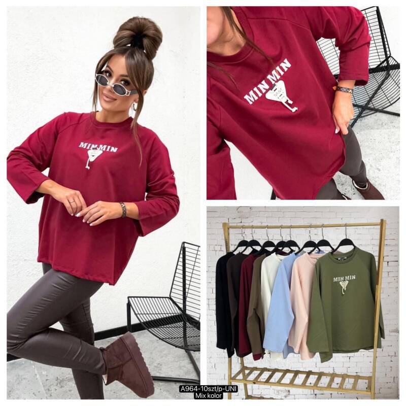 Swetry damskie Roz Standard, Mix Kolor Paczka 10 szt 1