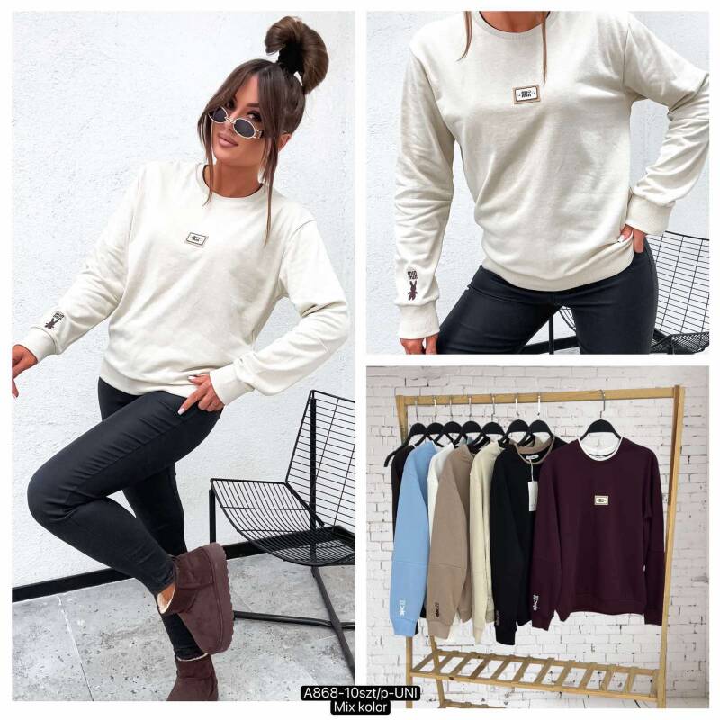 Swetry damskie Roz Standard, Mix Kolor Paczka 10 szt