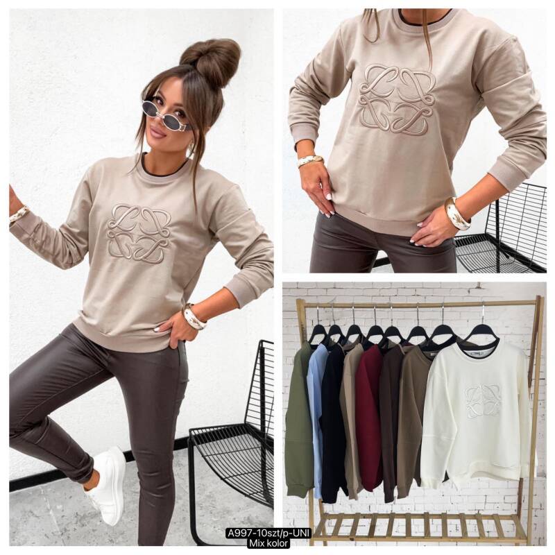 Swetry damskie Roz Standard, Mix Kolor Paczka 10 szt