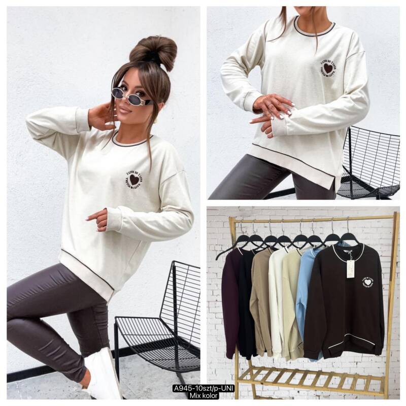 Swetry damskie Roz Standard, Mix Kolor Paczka 10 szt 1