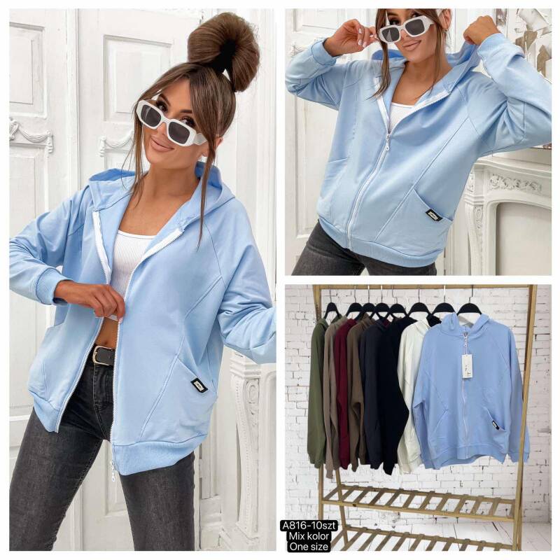 Bluzy damskie Roz Standard, Mix Kolor Paczka 10 szt