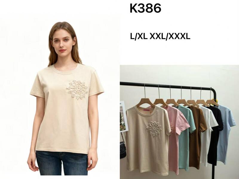 Bluzki damskie Roz L/XL-2XL/3XL, Mix Kolor Paczka 12 szt