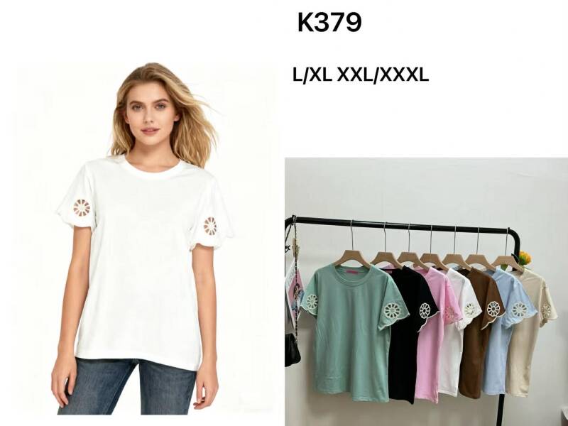 Bluzki damskie Roz L/XL-2XL/3XL, Mix Kolor Paczka 12 szt