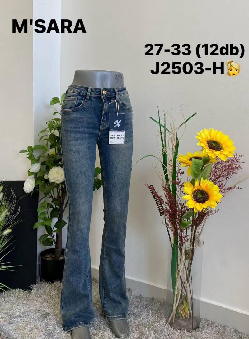 Spodnie damskie jeansy Roz 27-32, 1 Kolor Paczka 10 szt